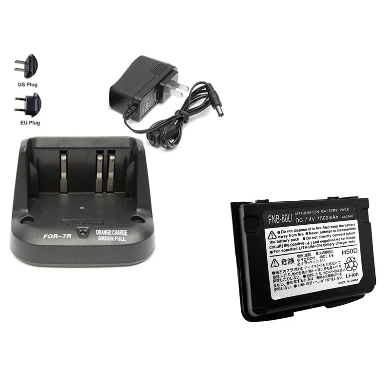 Набор FNB 80Li 7 4 В 1500 мАч литиевая батарея док станция зарядное устройство для Yaesu VX7R