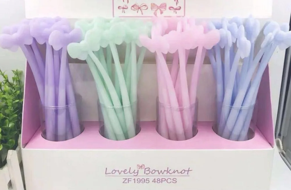 6 шт. на выбор корейские чернила для гелевой ручки с бабочкой школьные призовые