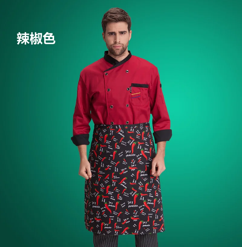Корейский модный фартук домашний кухонный шеф-повара полубоди-отель западный