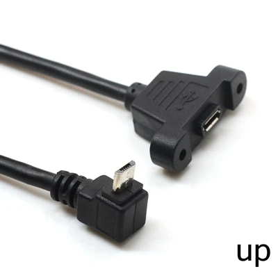 Вверх вниз правый левый Угловой Micro-USB 5-контактный Micro USB 2 0 Удлинительный кабель