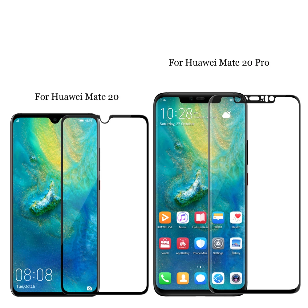 Huawei mate 20 закаленное стекло Nillkin 3D CP+ Max полное покрытие экрана протектор для huawei mate 20 Pro