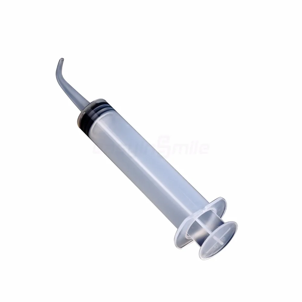 50Pcs Dental Disposable Irrigation Utility Syringe Curved Tip Tools EASYINSMILE | Tooth whitening products