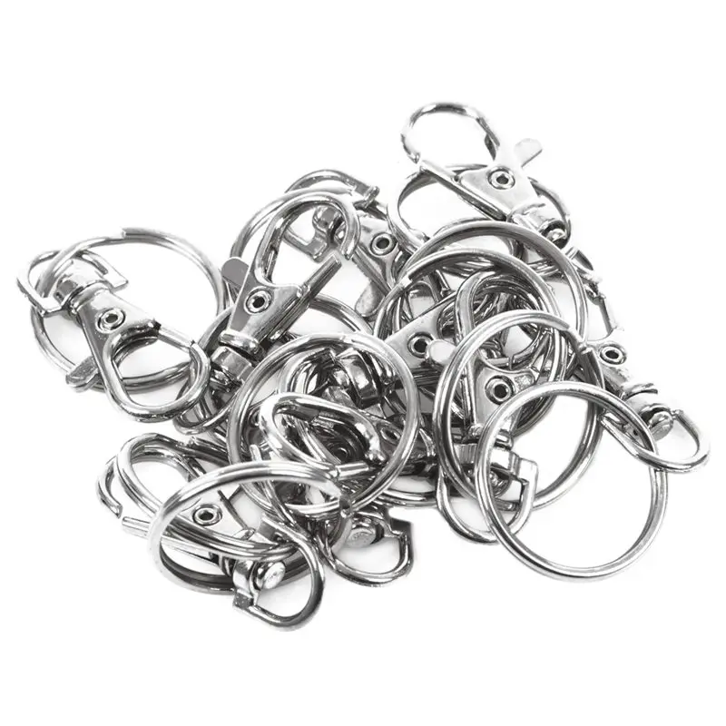 12pcs Keychain Rings Dog Clasps 23mm | Автомобили и мотоциклы