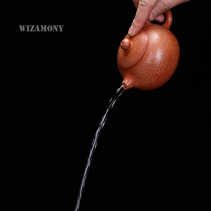Лидер продаж! 1 шт. WIZAMONY Аутентичные Исин фиолетовый глина дракон крови песок руды чайник xishi teaset чисто ручной работы