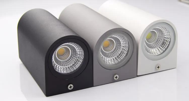 10 Вт COB LED наружный настенный светильник вверх вниз с двойной головкой