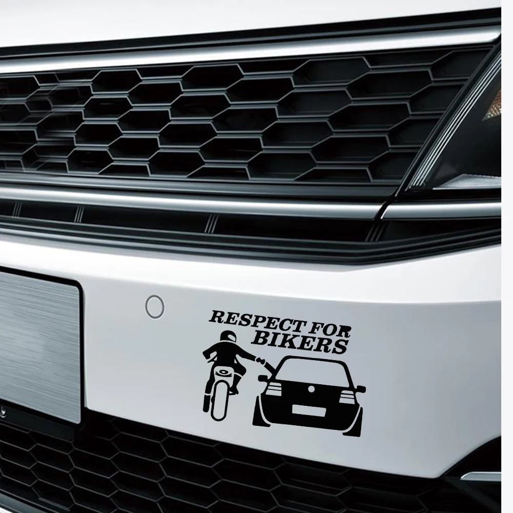 1 шт. уважаемые байкеры наклейки для автомобиля мотоцикла смешные креативные