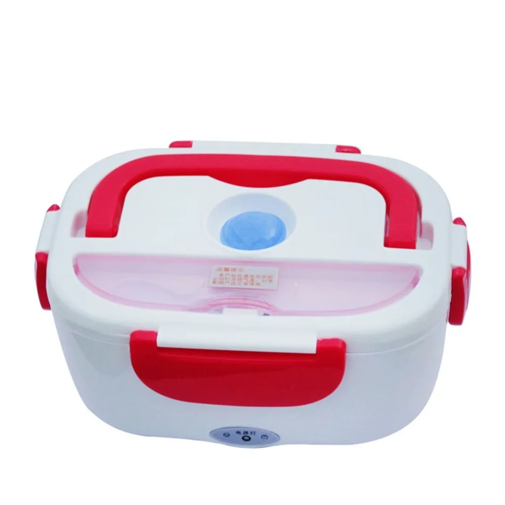 Hot Rice Cooker 12V Mini Electric Car Heat Insulation Thermo Lunch Box Charging Multi Functional Plug Plastic Seal Cutlery | Бытовая