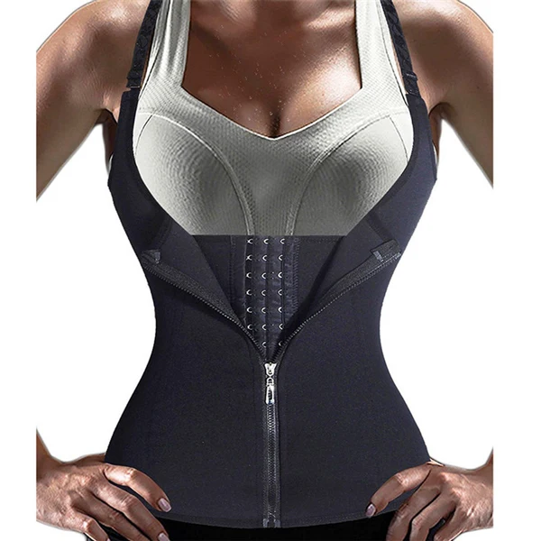

2018 Plus Size S-3XL Women Body Shapers Neoprene Vest Waist Trainer Cincher Body Slimming Trimmer Corset Thermo Sauna Sweat