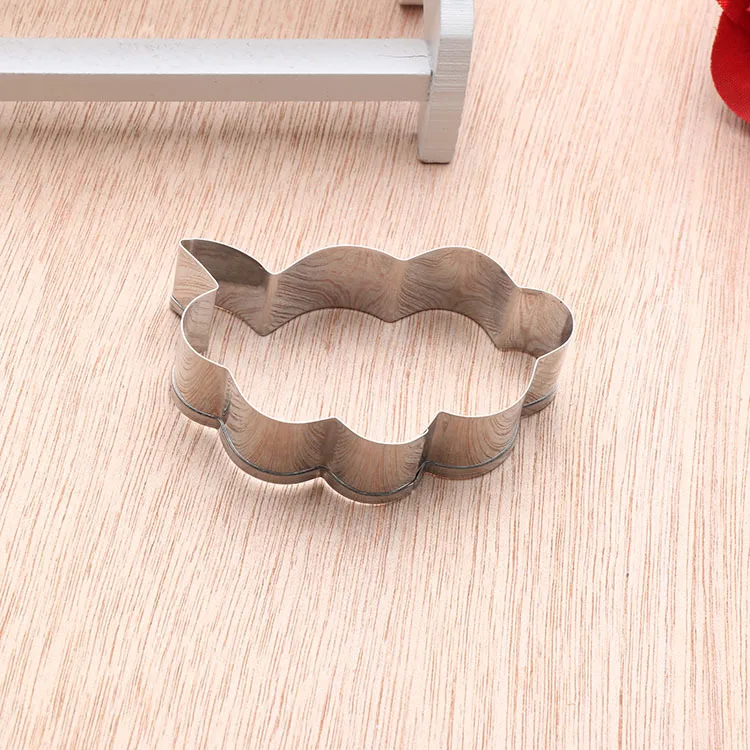 Абрикос 1 шт. Нержавеющая сталь облака Форма трафареты для нарезки печенья