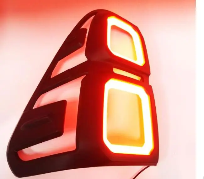side tail light 12V светодиодный стоп-сигнал светильник хвост светильник крышка DRL Дневной светильник головной светильник для Toyota Hilux Revo порно фильмы 2012 2013 - Цвет: side tail light