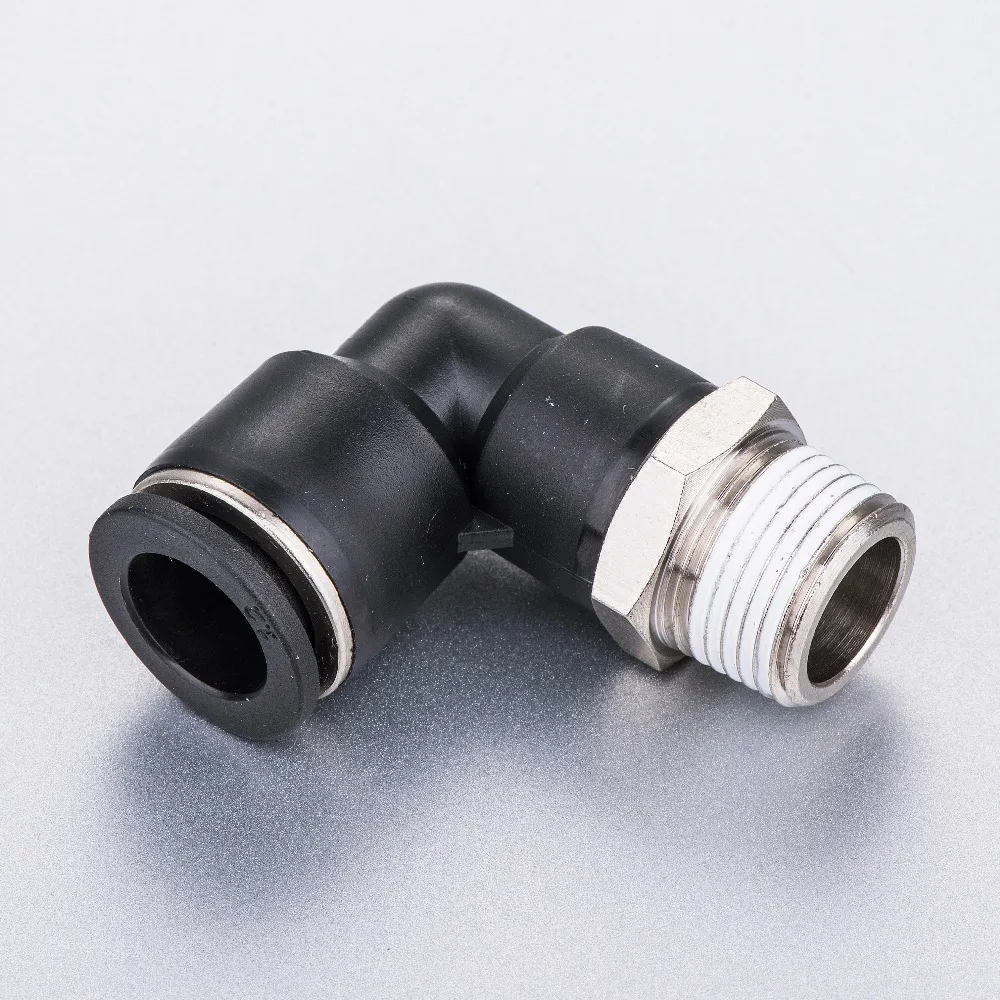 

Pneumatic Quick Connector 1/4" 3/8" 1/2"Hose Tube Air Fitting 1/4" 1/8" 3/8" 1/2" NPT Male Elbow Pneumatic Push In Fitting