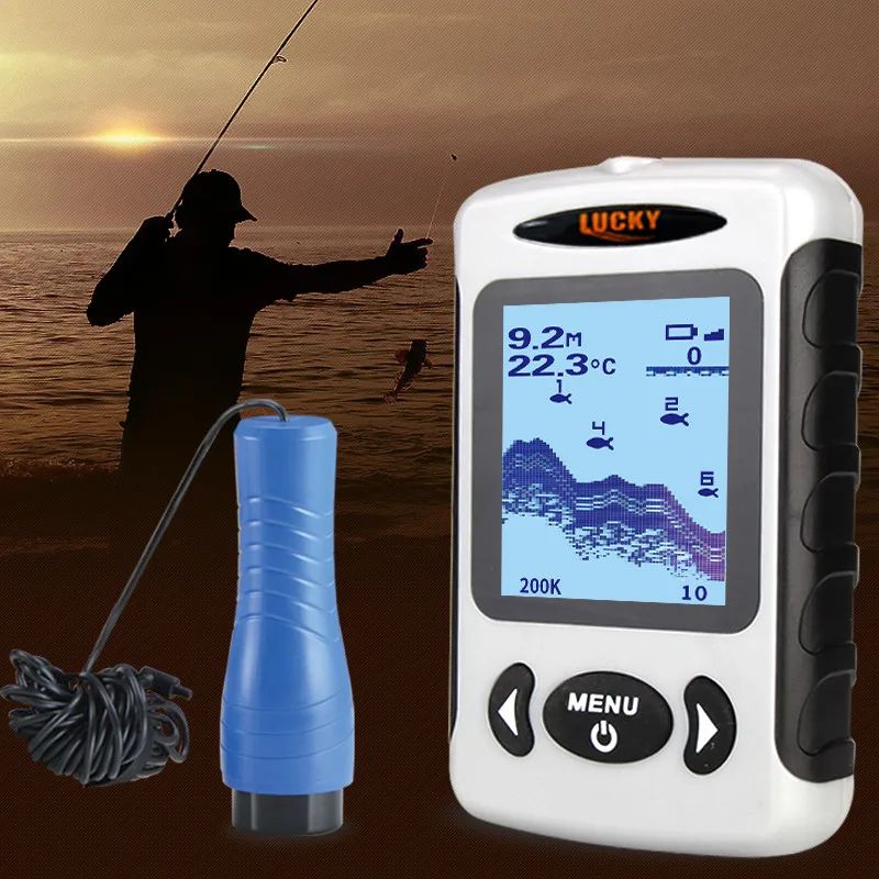 Lucky ff718D Ice портативный зонд глубины рыболовный прибор для обнаружения эхолокатор