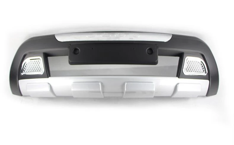 Подходит для Jeep Compass 2011-2013 передний+ задний бампер диффузор бамперы для губ защитная накладка ABS хромированная отделка