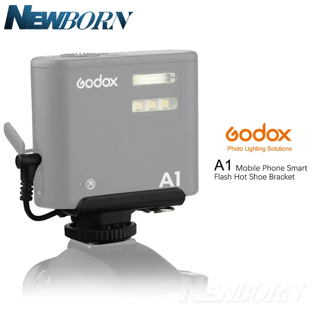 Godox A1 мобильного телефона Smart Flash Горячий башмак Кронштейн Камера DSLR адаптер