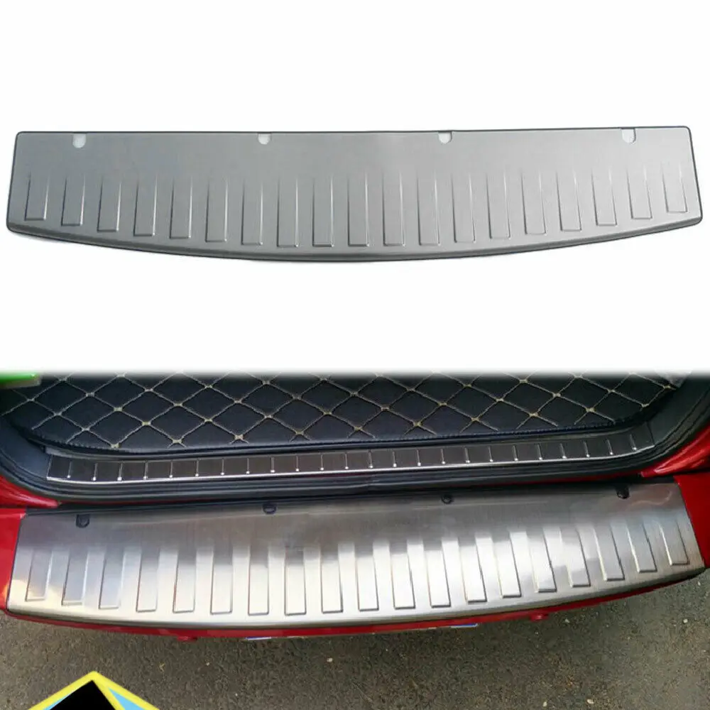 

Car Rear Bumper Trunk Sill Plate Guard Protector Cover Trim for Toyota RAV4 2009-2013