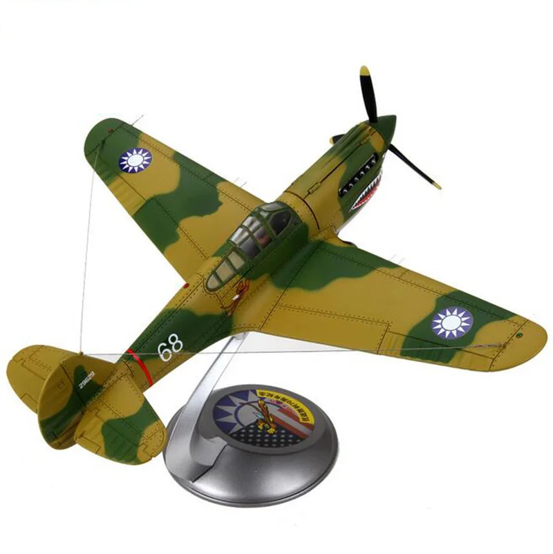 Camo 1/32 шкала Второй мировой войны ВМС армии США американский P40 P-40 Flying Tiger модели самолета для взрослых и детей игрушки для отображения show коллекции - Цвет: Camo