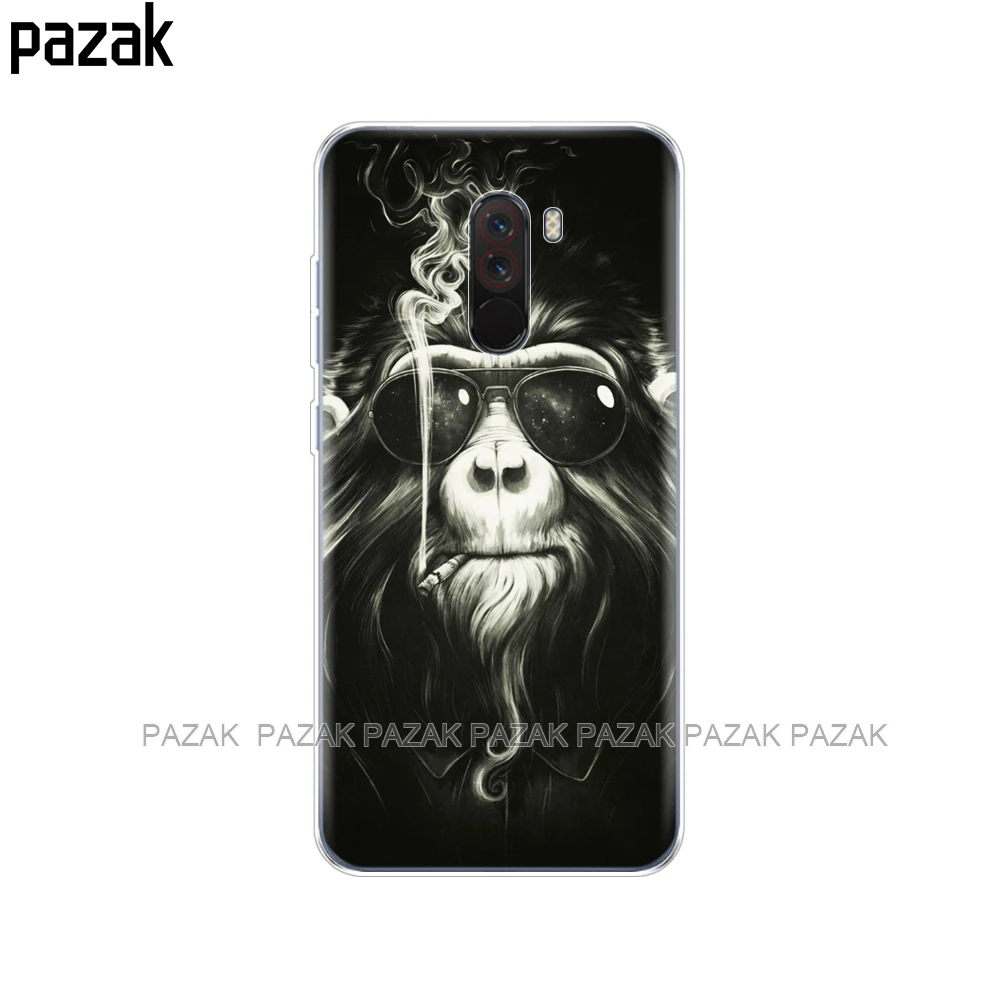 34384 Мягкий чехол pnleone для Xiaomi Pocophone F1, чехол Xiaomi Poco F1, силиконовый мягкий ТПУ чехол для телефона Xiaomi Pocophone F1 Global F, милый - Цвет: 34384