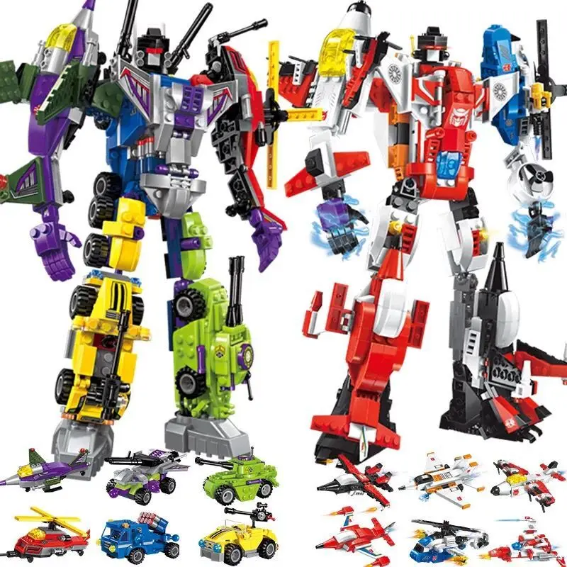 6 видов Детский конструктор-трансформер | Игрушки и хобби