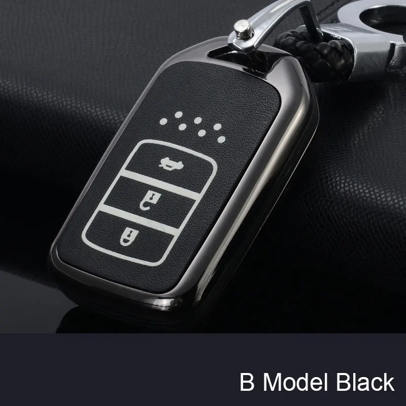Стайлинг автомобиля светящийся чехол для ключей Honda Crv Складной флип-брелок в