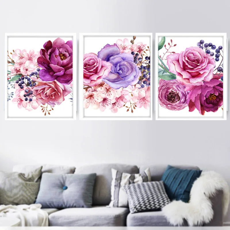 5D алмазная живопись своими руками 3D роза цветок вышивка крестиком Алмазная