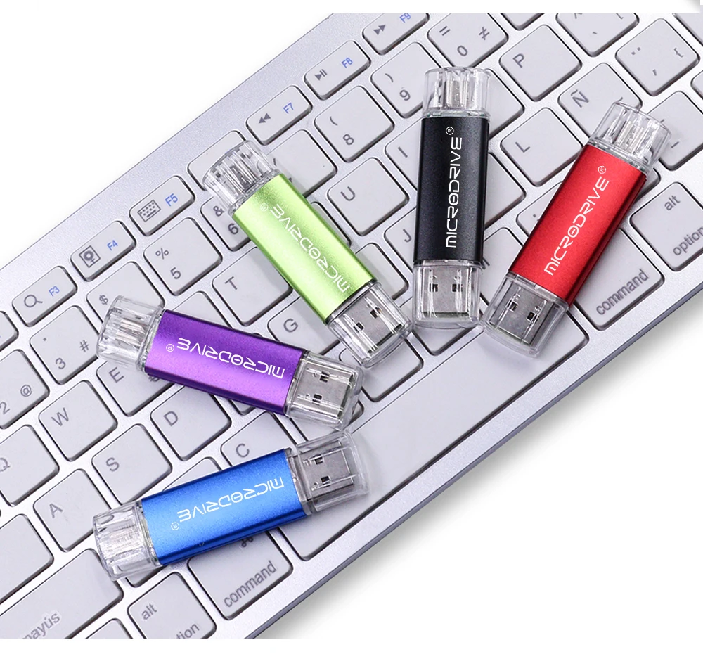 Флеш-накопитель MicroDrive OTG, 4 ГБ, 8 ГБ, 16 ГБ, usb карта памяти, флеш-накопитель, металлическая флешка, 32 ГБ, 64 ГБ, usb флеш-накопитель для телефона, логотип на заказ