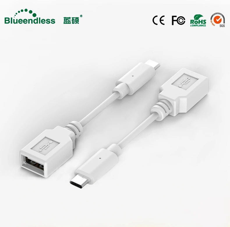 OTG кабель для передачи данных Type C к USB A Кабель Micro 3 0 2 порт пластиковая расческа
