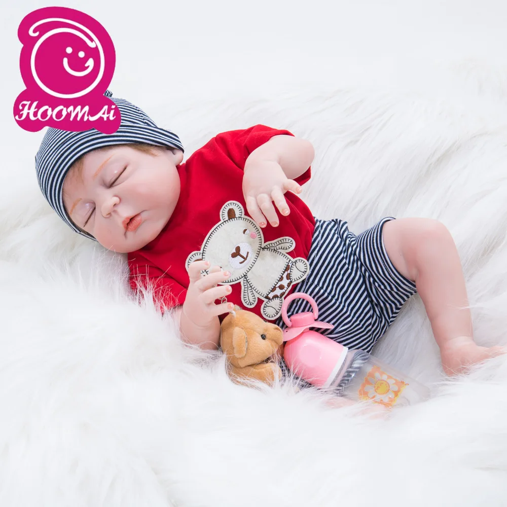 Реалистичные куклы для новорожденных 57 см полностью виниловая кукла тела