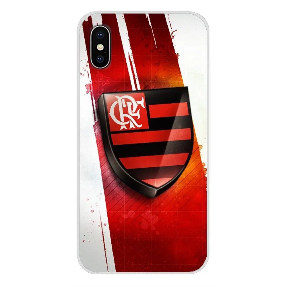 Прозрачный чехол из ТПУ с логотипом Clube de Regatas do Flamengo для Samsung Galaxy A5 A6S A7 A8 A9S Star J4 J6 J7