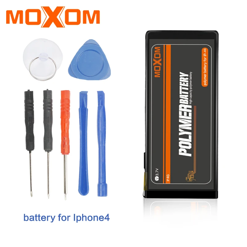 Аккумулятор MOXOM для iPhone 4 аккумулятор 1420 мАч литий полимерные сменные батареи