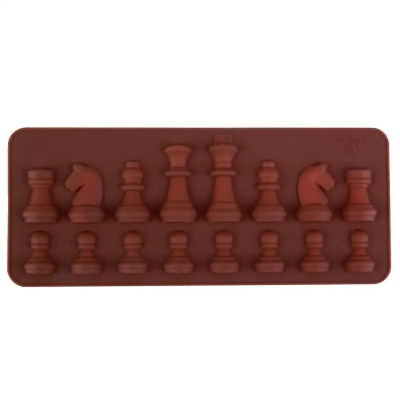 New 1PCS Chess Shape Silicone Cake Molds Fondant Jelly Candy Chocolate Mold DIY Bakware Decorate 20.5*8.5cm | Дом и сад