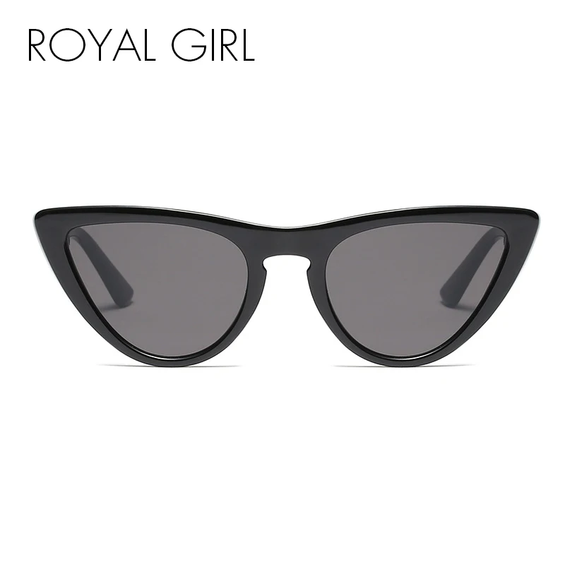 Женские солнцезащитные очки ROYAL GIRL черные кошачий глаз классические брендовые