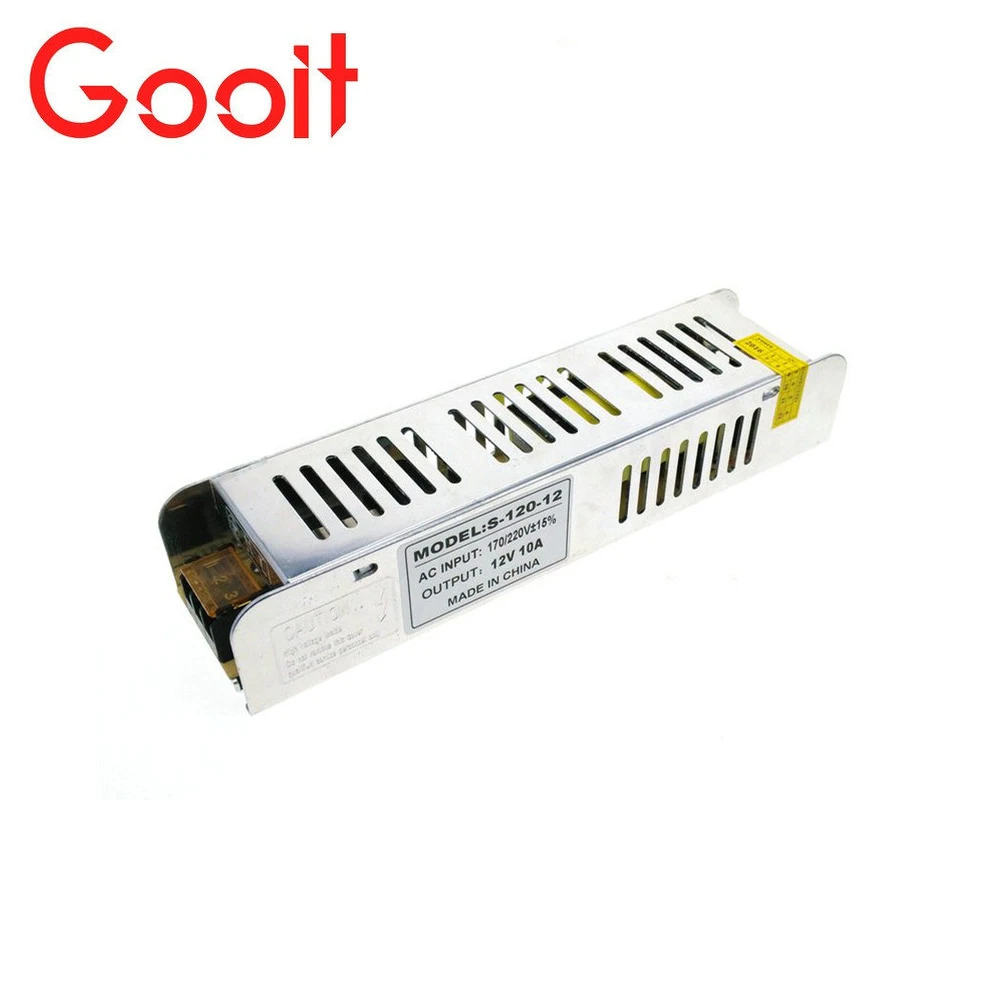 Мини Питание 10A 120 Вт DC12V переключатель освещения Трансформеры Светодиодный