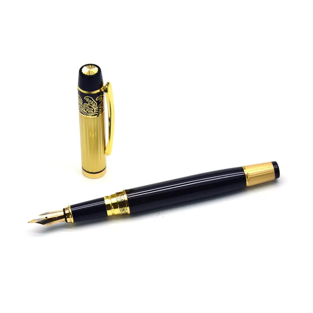 Single pen Guoyi K901 металлическая гравировальная чернильная ручка 0,5 мм канцелярские принадлежности для офиса и обучения школьные канцелярские принадлежности Подарочная роскошная ручка для отеля бизнес-ручка для письма - Цвет: Single pen