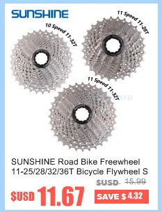 SUNSHNE MTB 11 скоростей 11-50 т кассета 365 г Сверхлегкий велосипед свободного хода 11 Т Запчасти для велосипеда горный для Shimano M9000 M8000 M7000