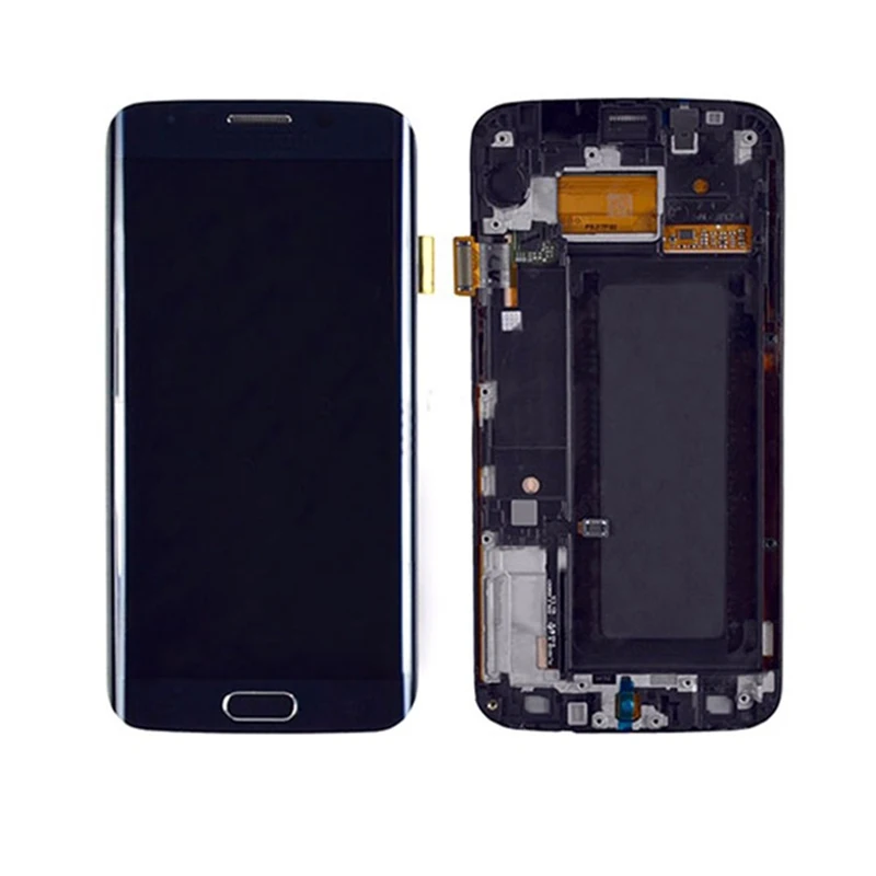 Оригинальный Super Amoled для Samsung Galaxy S6 EDGE G925 G925F ЖК дисплей сенсорный запасные части