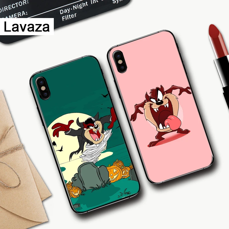 Силиконовый чехол Looney Tunes с дьяволом Тасмания для iPhone 5 5S 6 6S Plus 7 8 11 Pro X XS Max XR |