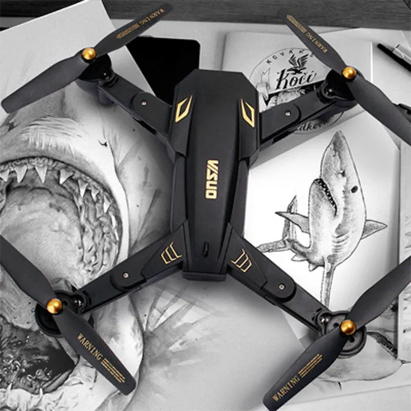 XS809S складной селфи Дрон с широким углом 2MP HD камера Wi Fi FPV системы XS809HW обновлен RC