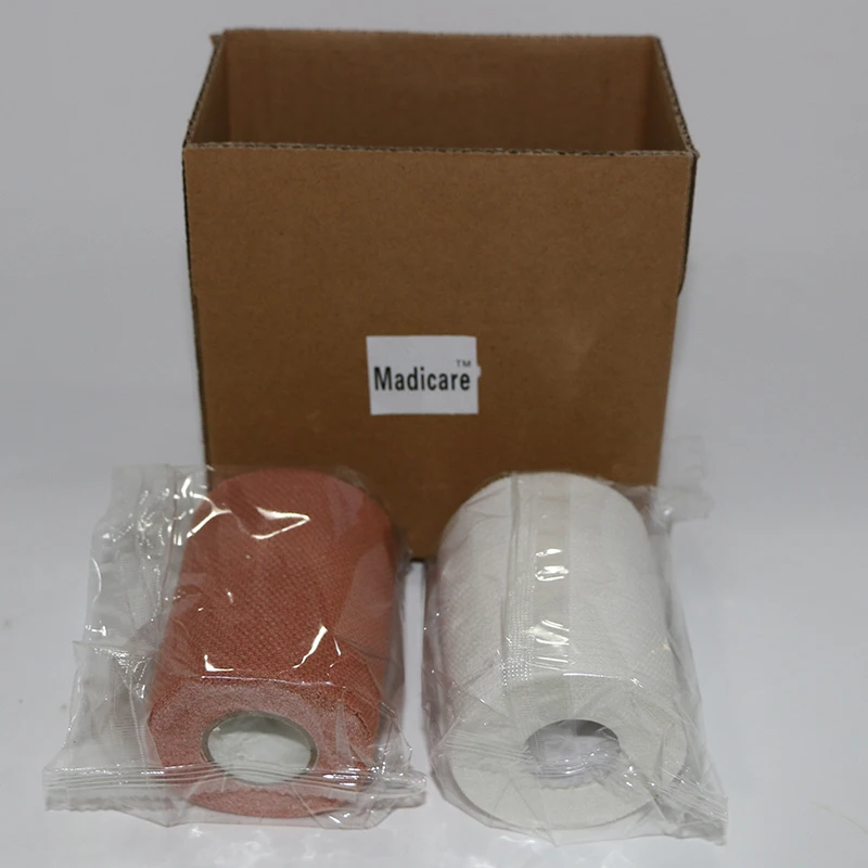 1 Кусок эластичной самоклеящейся бинты из эластопласта, тканевая лента для фиксации на запястье, локтях, коленях, тяжелые атлетические растягивающиеся ленты.