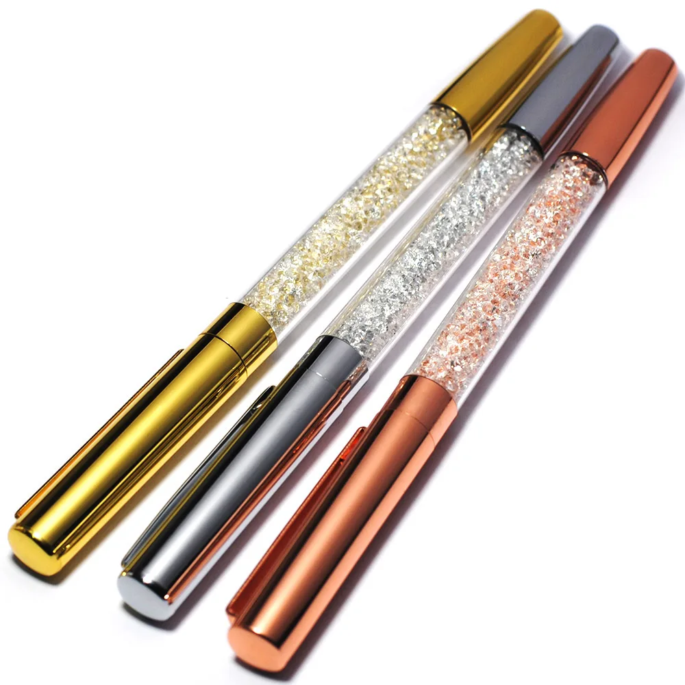 

Fashion Metal Signature Pen Crystal Broken Diamond Pen Student School Office Ballpoint Pen Gift Ball Pen Business Luxury
