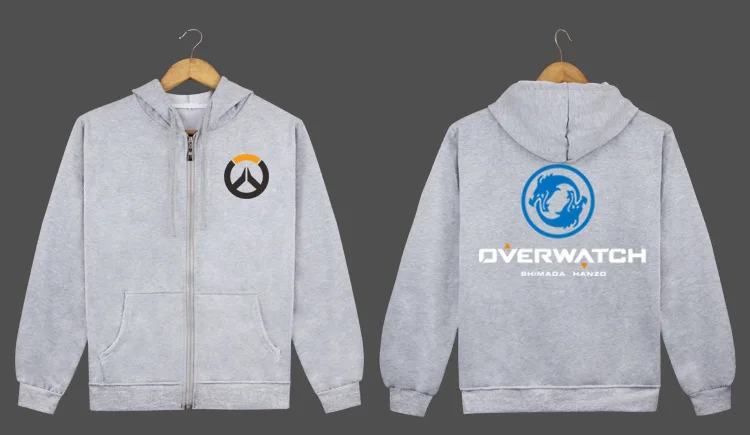 Для мужчин и женщин Аниме игра Overwatch 3D принт костюмы для косплея толстовки пальто с капюшоном верхняя одежда для взрослых Кофты на молнии куртка на молнии
