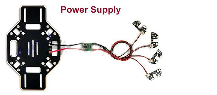 F450 F330 F550 S500 S550 рамка APM2.5 2 6 8 LED подсветка навигация для квадрокоптера