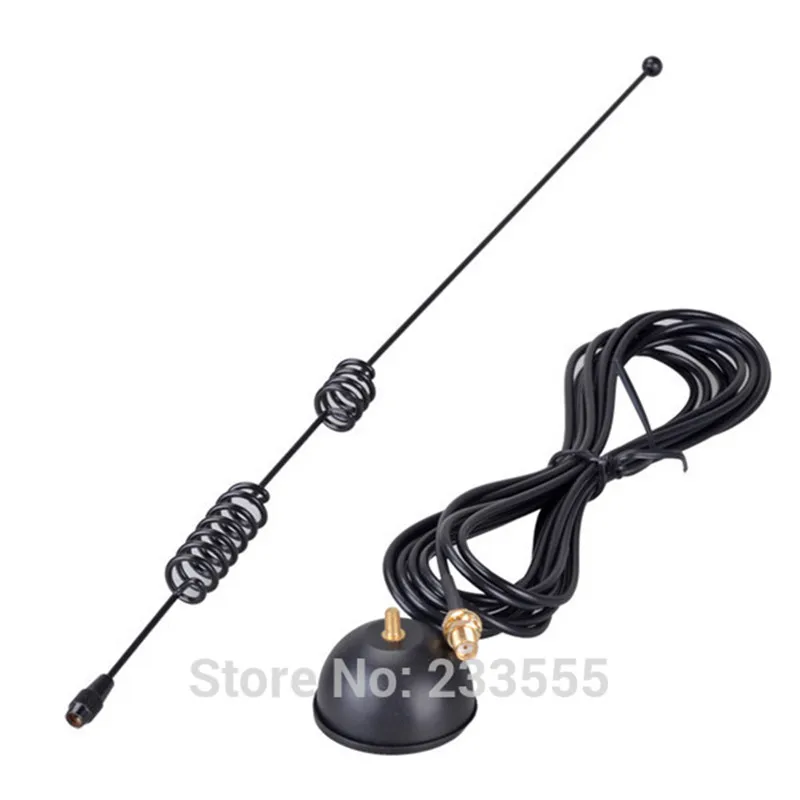 

2pcs SP-MS8 SMA-Female Mobile Magnet Base Station Radio Antenna VHF/UHF for Walkie Talkie PUXING QUANSHENG Baofeng UV-5R 888S