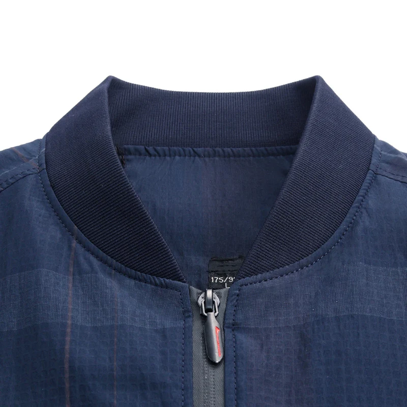 Мужская клетчатая куртка MIACAWOR высококачественная повседневная куртка-бомбер на