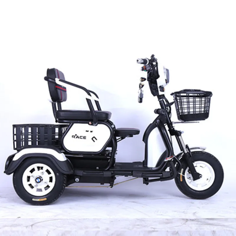 Электрический трехколесный велосипед для взрослых 48v 500w литий ионный