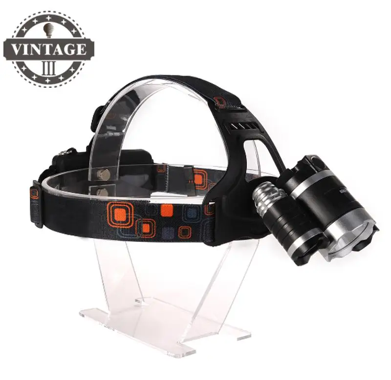 RJ 5000 XM L T6 + 2R5 светодиодный Linternas Frontales Кабеза 8000 Люмен Налобный фонарик 4 режимный