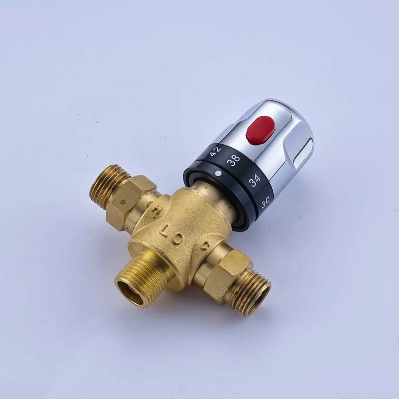 Free Shipping Brass thermostatic valve temperature mixing solar water heater parts mixer YT-5140 | Обустройство дома
