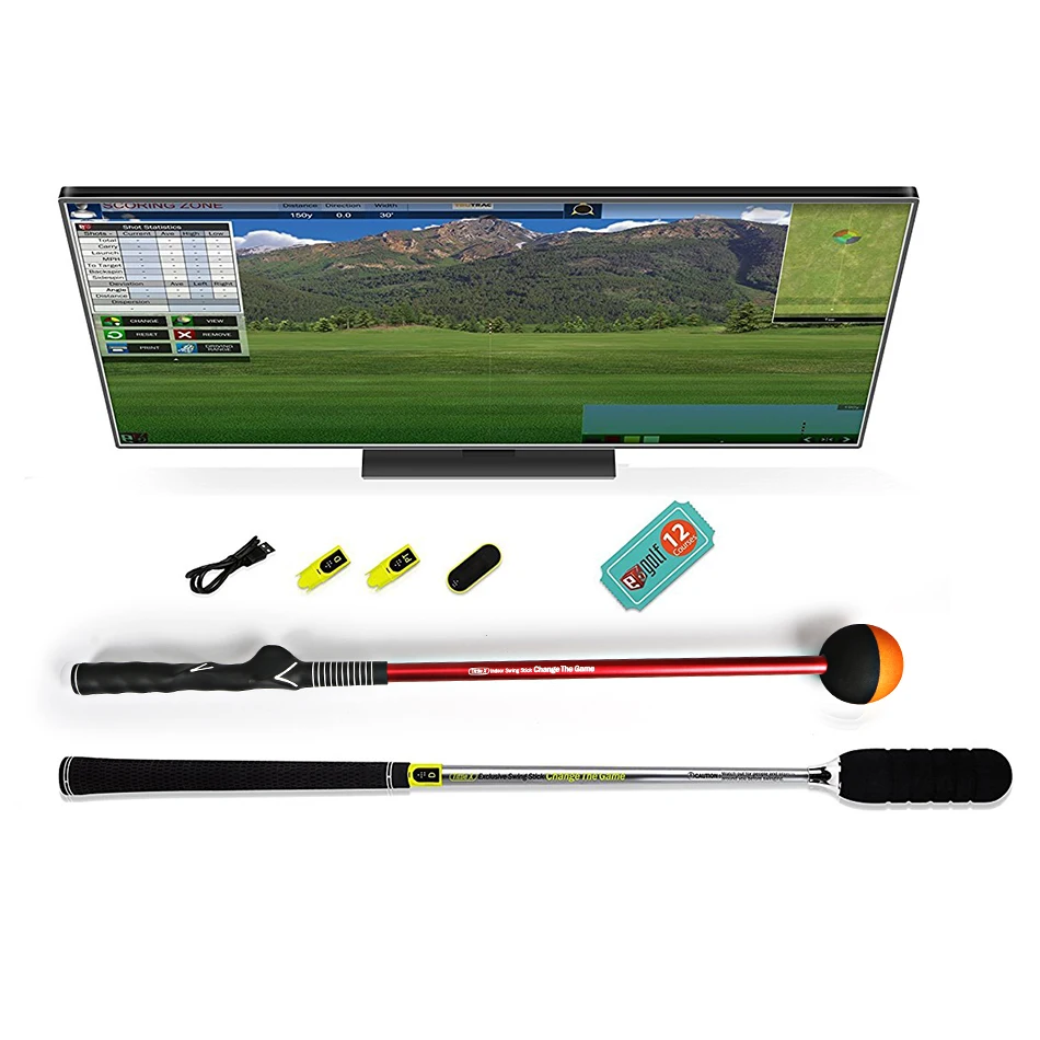 Tittle Golf swing Simulator aids Air Pack Tru golf E6 Edition|golf swing|simulator golfgolf simulator |