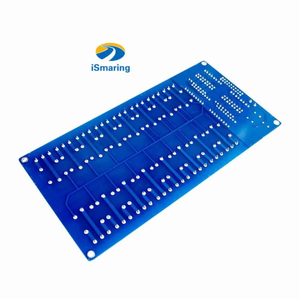 Официальный iSmaring 5 В/12 В 16-канальный релейный модуль щит для Arduino ARM PIC AVR DSP