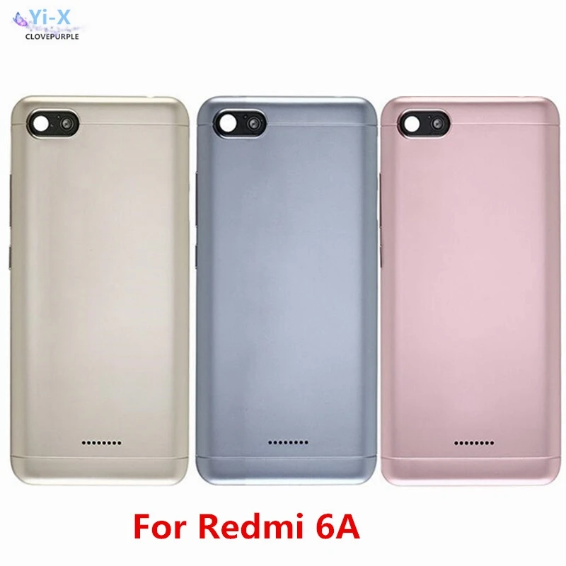 

Battery Back Cover For Xiaomi Redmi 6A Battery Cover 5.45" Rear Battery Door Cover Housing For Mi Redmi 6A Mobile Phone