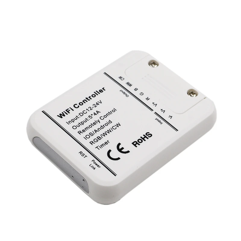 Wifi светодиодный RGB контроллер DC12 24V 5 каналы RGB/WW/CW для светодиодной ленты